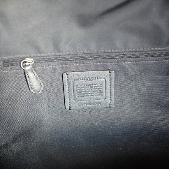 COACH Pebbled Leather Medium Charlie Backpack - Light blue - Picture 5 of 5